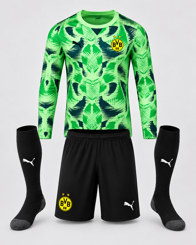 Juego Completo Portero Verde Manga Larga Temporada 2026-27