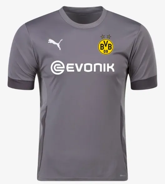 Jersey BVB Gris 2026-27 (Talla 116 (5-6))